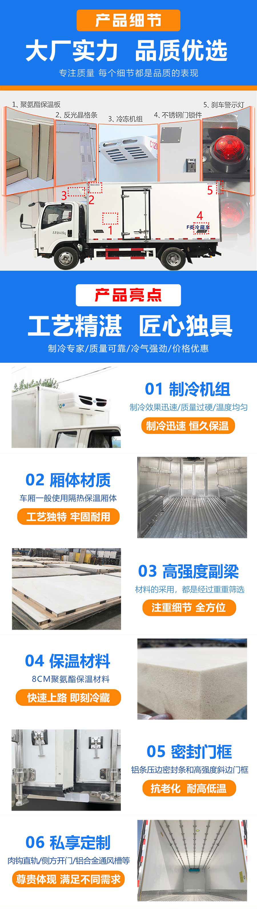 國(guó)六福田歐馬可4.2米冷藏車